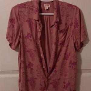 Cat and Jack dusty Rose  blouse